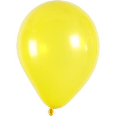 Creativ Company Ballonnen, set met 10 ballonnen, d 23 cm, geel, 10 stuk/ 1 doos