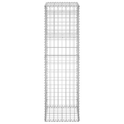 Schanskorf paal 40x40x140 cm ijzer