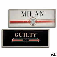 Schilderij GUILTY MILAN spaanderplaat 2 x 46 x 121 cm (4 Stuks) - thumbnail