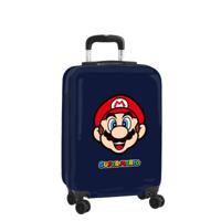 Handbagagekoffer Super Mario super mario Rood Marineblauw 20'' 20 L 34,5 x 55 x 20 cm - thumbnail