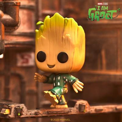 Funko Pop! figuur Marvel Studios I Am Groot Groot in onesie