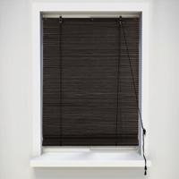 Bamboe rolgordijn - donkerbruin - 150x180 cm - thumbnail