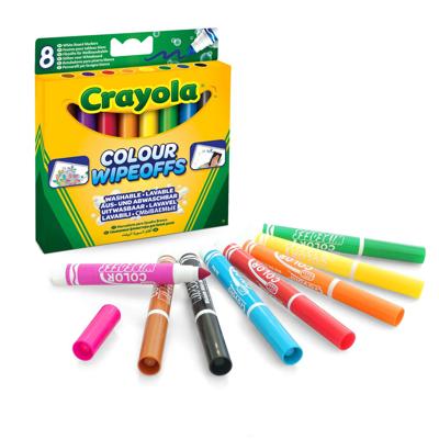 Crayola color wipeoff whiteboard stiften, 8st.