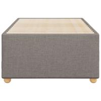 Bedframe zonder matras 80x200 cm stof taupe - thumbnail