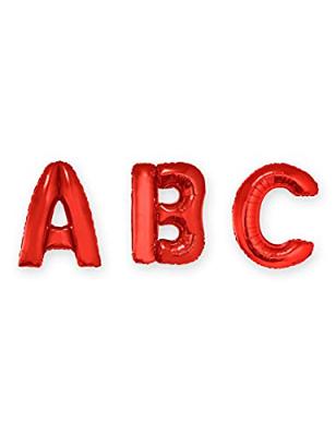 Folieballon Rood Letter &apos;E&apos; groot