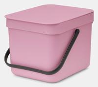 Brabantia Sort & Go afvalemmer 6 liter Lilac Pink - thumbnail