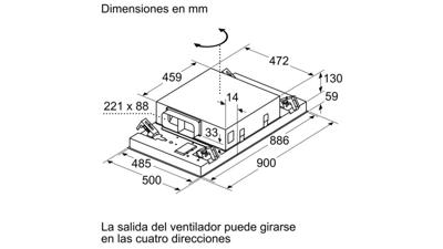 Conventionele Afzuigkap Balay 3BE296HW 90 cm 734 M³/H 190W B Wit
