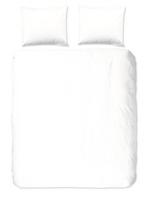 Good Morning Dekbedovertrek "uni dessin" - Wit - (240x200/220 cm) - Katoen - thumbnail