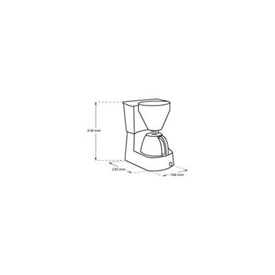 Melitta Enjoy II Top Koffiezetapparaat Zwart 1000W