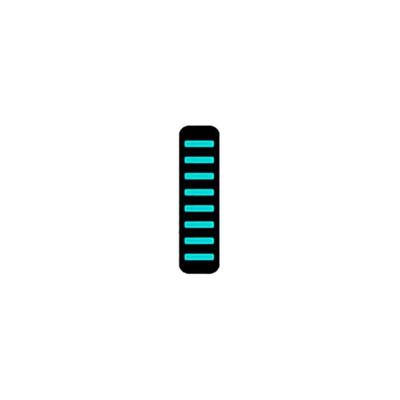 RRP Proguard cable tie - front - sticker - max protection - turquoise