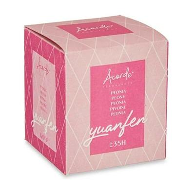 Geurkaars Acorde Pioenroos 120 g (12 Stuks) Geurkaars Acorde Pioenroos 120 g (12 Stuks)