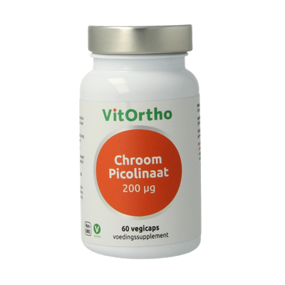 Chroom picolinaat 200mcg 60 Vegetarische capsules