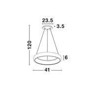 Lyora Design hanglampAlbi wit Ø 41cm - 8105618 - thumbnail