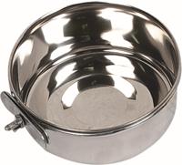 Eet / Drinkbakje Avaro met Moer - 290 ml 10 x 10 x 4 cm Flamingo Zilver - thumbnail