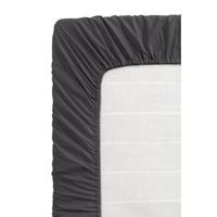 Hoeslaken Katoen - antraciet - 160x200 cm - thumbnail