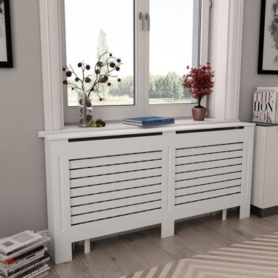Radiatorombouwen 2 st 172x19x81,5 cm MDF wit