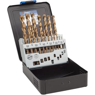 Rotec Spiraalborenset 1-10x0.5mm hss-e 19-delig