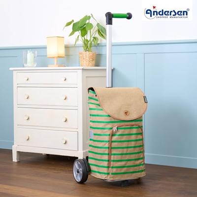 Andersen Boodschappentrolley Unus Shopper Eske 75cm-Green