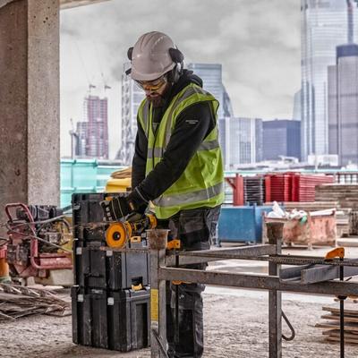 DeWALT DCG418NT Accu Haakse Slijper 125mm 54V XR FlexVolt Basic Body in TSTAK - thumbnail