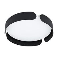 Eglo Zwarte plafondlampValcasotto Ø 37cm - 99621 - thumbnail