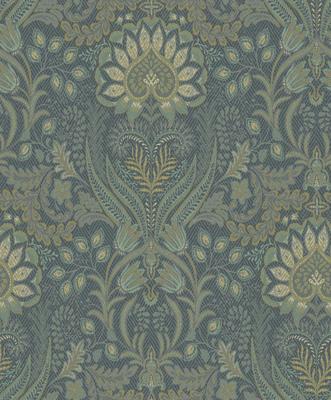 Dutch Wallcoverings Khalili - Tahini Bead Blue - Blauw