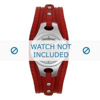 Fossil horlogeband ES9739 Leder Rood - thumbnail