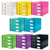 Leitz Click & Store 6049-00-95 Ladebox Zwart DIN A4 Aantal lades: 4 - thumbnail