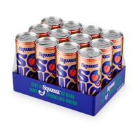 Sqweez white peach blik (12x 250ml) - thumbnail