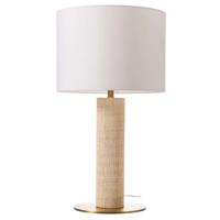 Bureaulamp Home ESPRIT Beige Gouden 50 W 220 V - thumbnail