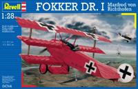 Revell 04744 Fokker DR.I Richthofen Vliegtuig (bouwpakket) 1:28 - thumbnail