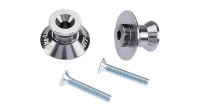 Bike-Lift prismabussen adapter f. v-mount 6 mm titanium