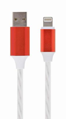 USB 8-pins laad- en datakabel met LED-lichteffect, 1m USB 8-pins laad- en datakabel met LED-lichteffect, 1m