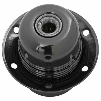 Lamphouders 2 st glanzend zwart E27