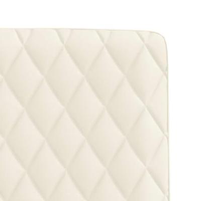 Eetkamerstoelen 2 st fluweel crmekleurig