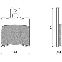 Newfren Remblokset FD0197BA SR Neo&apos;s (diverse modellen) Scooter Active Organic - thumbnail
