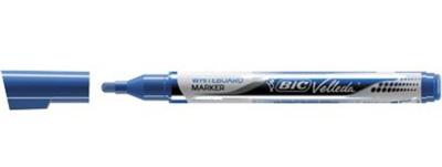 Whiteboardmarker bic liquid rond m blauw | 12 stuks