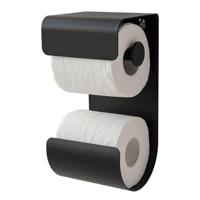 Sealskin Toiletrolhouder dubbel Brix Zwart - thumbnail