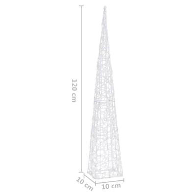 VidaXL Lichtkegel decoratief led 120 cm acryl meerkleurig