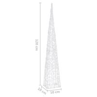 VidaXL Lichtkegel decoratief led 120 cm acryl meerkleurig - thumbnail