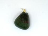 Edelsteen Hanger Heliotroop Groen - thumbnail