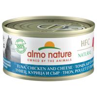 Almo Nature HFC Natural kattenvoer tonijn, kip & kaas 70g - thumbnail