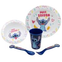 Kinderen servies set Stitch Sweet Kinderen (5 Onderdelen) - thumbnail