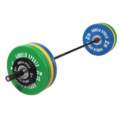 140 kg Olympische Halterset met Bumper Plates - 50/51 mm 140 kg Olympische Halterset met Bumper Plates - 50/51 mm
