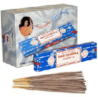 Nag Champa Wierook 40 Grams Omdoos 12 Kleinere Pakjes - thumbnail