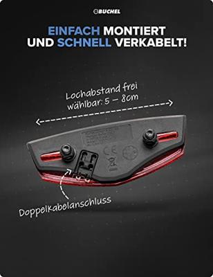 Achterlicht Büchel Tivoli Naafdynamo + Standlicht 50/80Mm