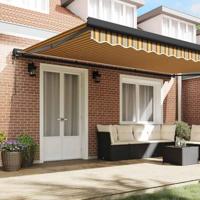 Automatische Inklapbare Luifel Multicolor Streep 500x300 cm - thumbnail