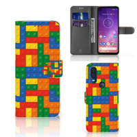 Motorola One Vision Telefoon Hoesje Blokken - thumbnail