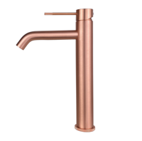 Best Design Best-Design "Lyon-Nerola" Hoge-Wastafelmengkraan Rose'-Mat-Goud - thumbnail