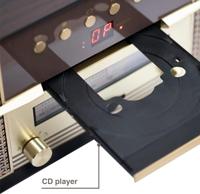 Crosley Rhapsody Mahogany platenspeler entertainmentset - thumbnail