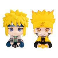 Naruto Shippuden Look Up PVC Statue Naruto Uzumaki Six Paths Sage Mode & Minato Namikaze 11 cm (with gift) - thumbnail